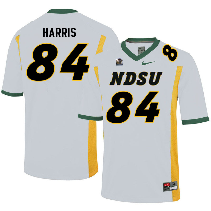 Men #84 Chris Harris North Dakota State Bison College Football Jerseys Sale-White - Click Image to Close